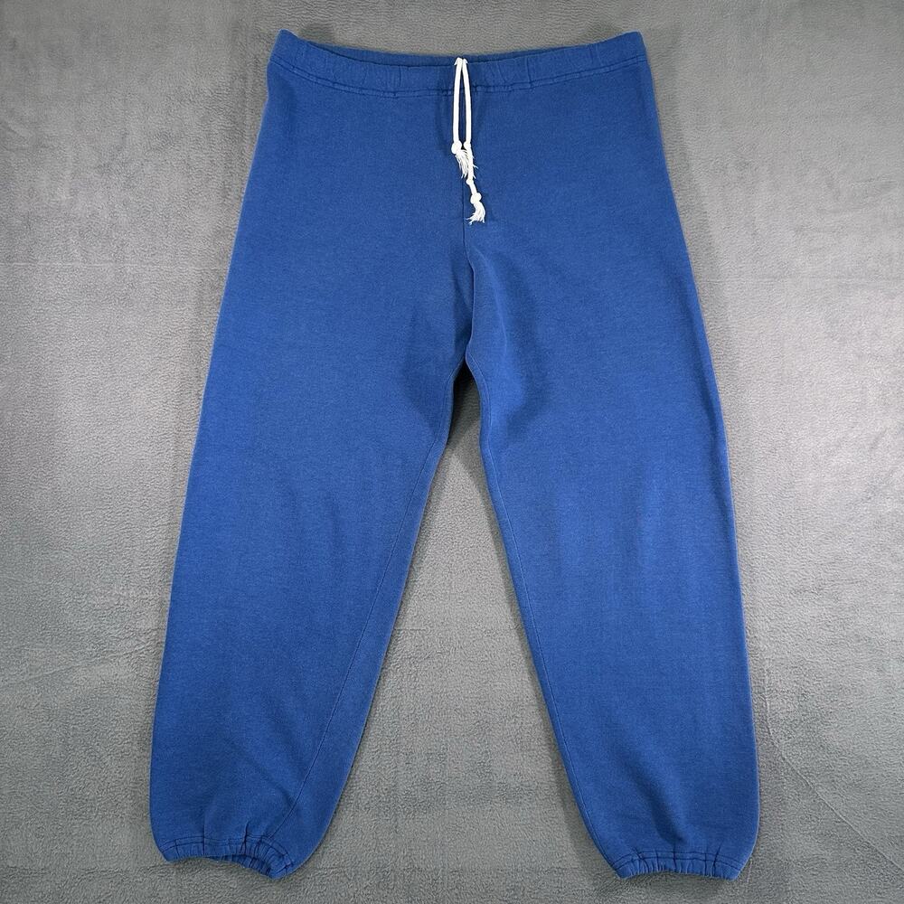 Vintage Russell Athletic Blue Sweatpants Mens Size Small Jogger USA Made 90s